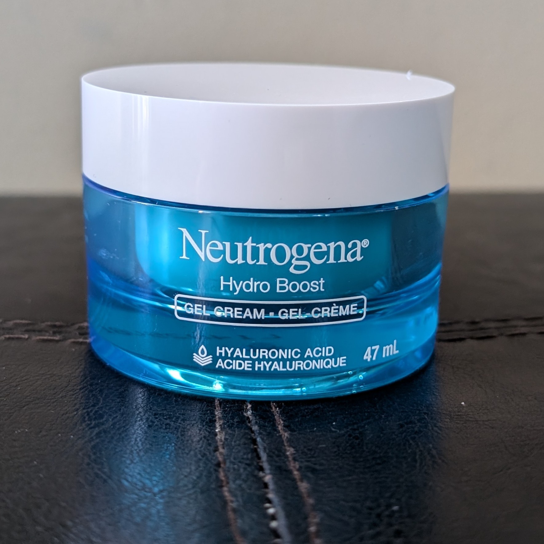 Face cream with closed lid.