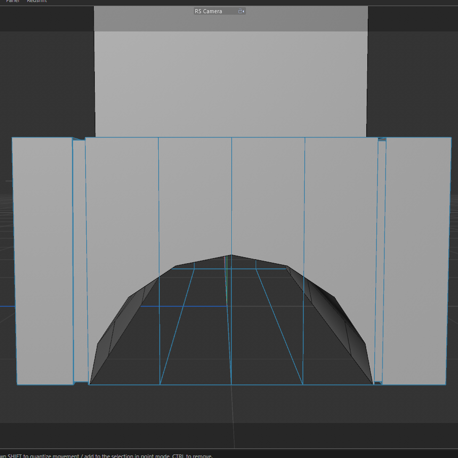 A rough render of the desk clock.<br>
                I used the extrude tool to add a dip on the base to add depth for 3D printing.
                I also used the boolean tool by creating a cylinder and merging it with the base.