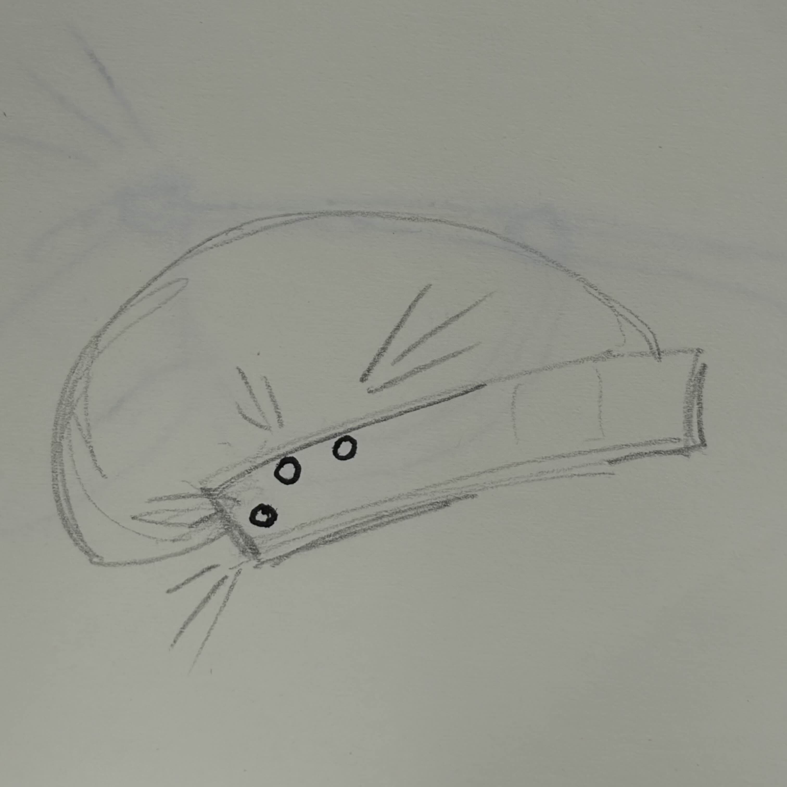 A rough thumbnail of a beanie that lights up.