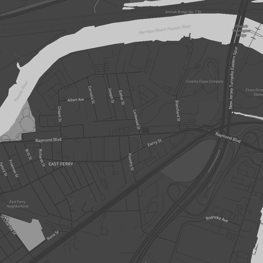 Working with Mapbox's labels and its visibility on colors in terms of using a monochromatic palette.