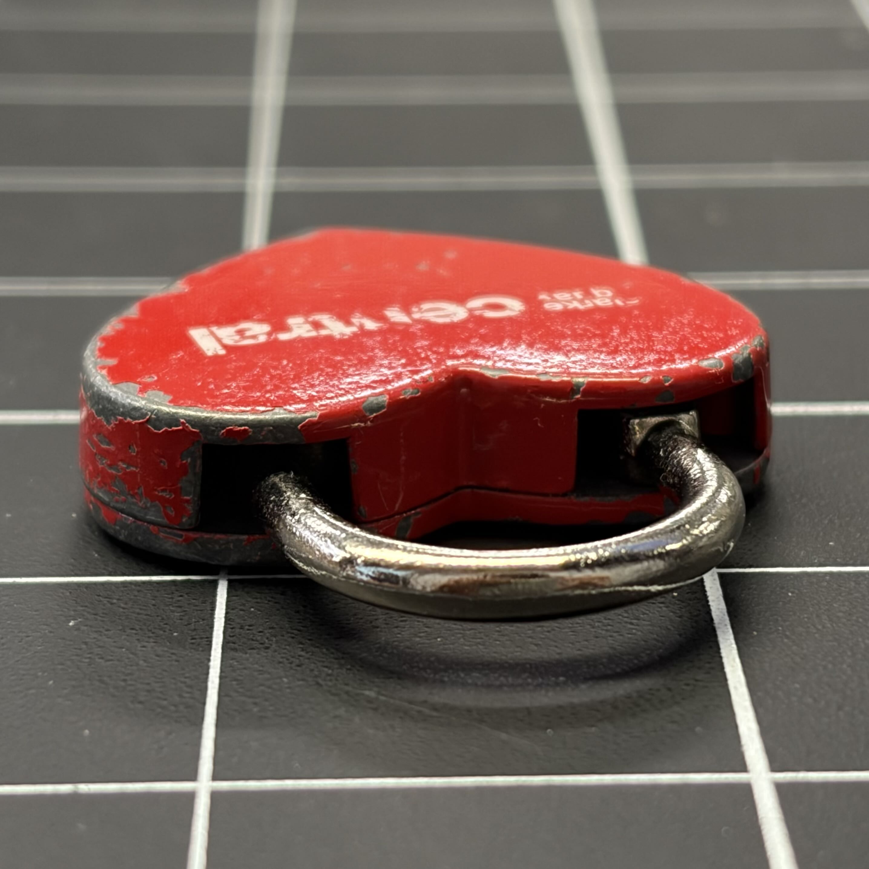 The back angle of my personal locket. I included this to show gaps in the lock.